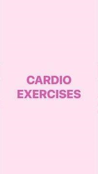 💗 Save these 2Min Cardio Exercises! 💗