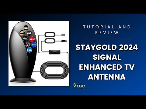 STAYGOLD Digital Indoor Television Antenna Setup and Review