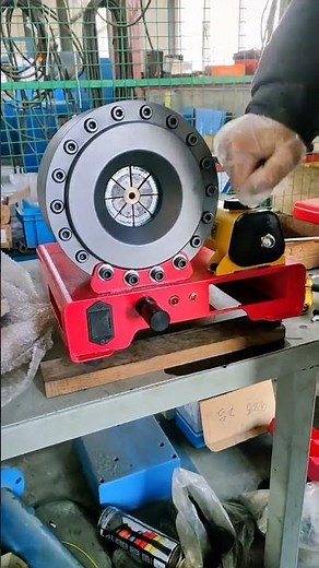 p16 manual hydraulic hose crimping machine operation steps