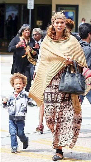 Tyra Banks And Her Son York Banks