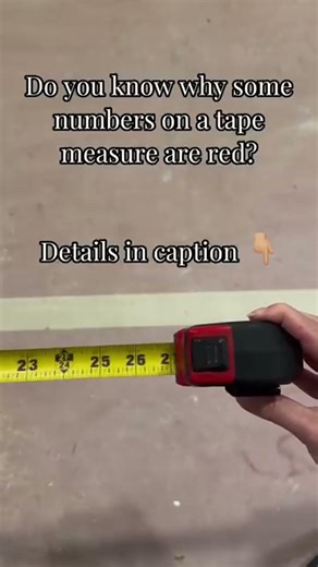 The red numbers indicate where studs should go! The typical length between studs in a wall is 16