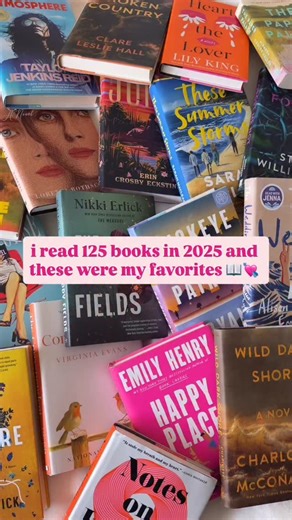 emily 🩷 bookstagram + more on Instagram: "🏆📖✨ my favorite books of 2025 🚨 bookmark this for future 4-5 star book recs to start 2026 with 👏🏼💖 📚 comment LIST and i’ll send you the full list of my top 20 reads to your inbox! 👉🏼 what have been your fave books this year? agree with any of mine? #fivestarbooks #bookrecs #bookrec #bookrecommendations #bookstoread"