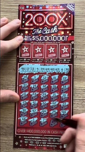 200x THE CASH | NC Lottery Scratch Offs