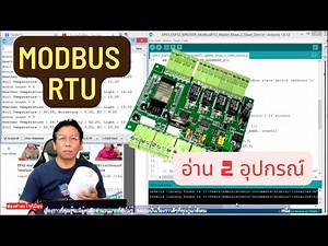 EP63 ESP32 Modbus RTU master อ่าน 2 Device
