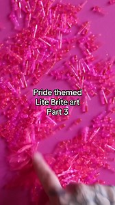 Pride themed Lite Brite art tutorial — Pride Lite Brite design