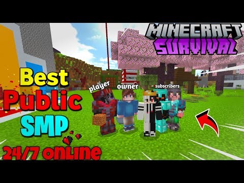 🌪️ New Best Free Public Smp Server For Minecraft 🧑‍🎄 | Java/Pe/Pojav | 24/7 Online | Free To Join 💧