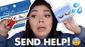 245K views · 5.4K reactions | WATER LASHES! WHAT HAVE I DONE! ARDELL AQUA LASH REVIEW I Just dropped $50 on fake lashes is what i did. These are DOPE. 10/10 would recommend AGAIN , PLEASE DONT USE SCISSORS NEAR EYES DO AS I SAY NOT AS I DO...im turning into my mother. XOxo -MG FTC: NOT SPON | Mariaa Stark - YouTube Personality | Facebook