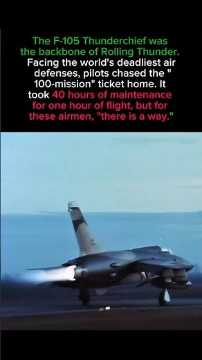 F-105 Thunderchief vs. North Vietnam's SAMs #shorts #aviationhistory