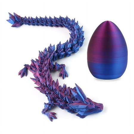 Dragon Fidget Egg 3D Printed Articulated Dragon Egg, Flexible Articulated Dragon Ornament, Children's Gift Egg - Walmart.ca