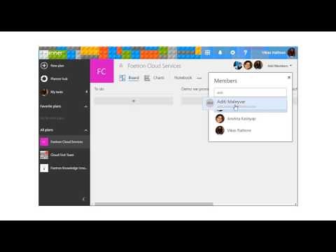 How to add members in a plan of Microsoft Office 365 Planner
