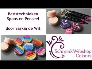 Schminken Basistechnnieken Spons & Penseel
