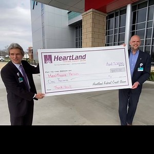 3.4K views · 141 reactions | Thank you to Heartland Federal Credit Union for their generous donation of $1,000 to Troy Hospital. Employees dedicated their “Casual for a Cause” fundraising efforts to help their healthcare heroes on the front line. #ThankfulThursday | Kettering Health | Facebook