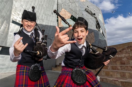Will AC/DC’s Aus Tour Power A Record-Breaking Performance Of The Largest-Ever Bagpipe Ensemble?