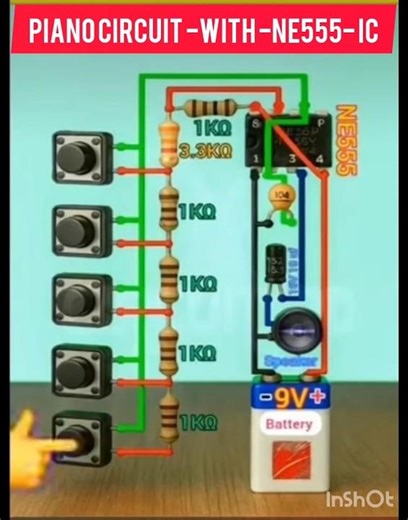 Build Your Own EPIC Piano Circuit with NE555 IC