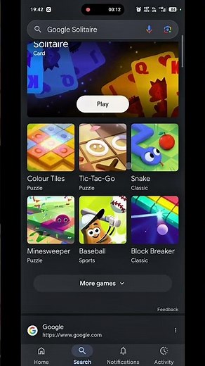 Google's Hidden Games You Can Play Right Now! 🎮🤯 | Google Tricks #Shorts