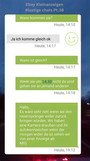 Lustige Chats Ebay Kleinanzeigen Pt.38 #ytshorts
