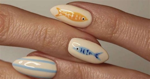 Sardine nail em casa: a nail art fofa que você consegue fazer sozinha