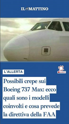 Possibili crepe sui Boeing 737 Max: ecco quali sono i modelli coinvolti