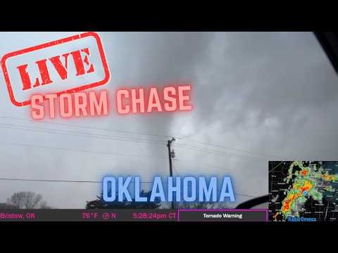 Tornado Threat in Oklahoma - Live Chase Archive