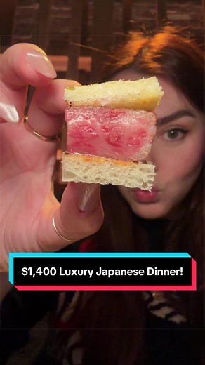 $1,400 Luxury Japanese Dinner | Bluefin & Sweet Potato Cheesecake