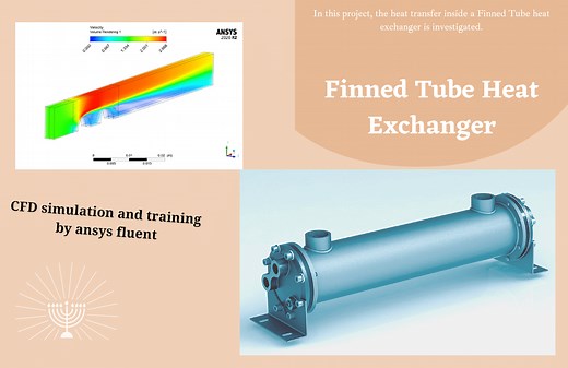 Finned Tube Heat Exchanger CFD Simulation, ANSYS Fluent Training - MR CFD