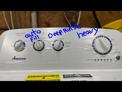 NEW 2023 Amana NTW4519JW - Heavy Cycle, Deep Rinse, Auto Fill - Socks and Stuff with soap