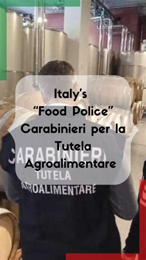 Does the US need this?👮‍♂️ In Italy, food fraud isn’t treated like a minor labeling issue. It’s a crime. That’s why the country has a specialized police unit called the Carabinieri per la Tutela Agroalimentare — often referred to as Italy’s food police. Their role is to fight food fraud, counterfeit products, and illegal use of protected names like Parmigiano Reggiano, Prosciutto di Parma, and extra virgin olive oil. They conduct inspections, investigations, raids, and seizures to defend food a