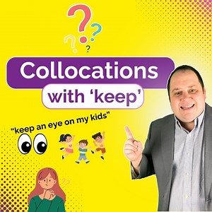 11K views · 1.3K reactions | Learn daily English phrases using 'KEEP' collocations. | English Lingo | Facebook