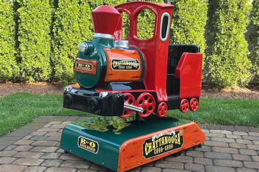 No Reserve: 1970s Amtec Locomotive Children's Ride