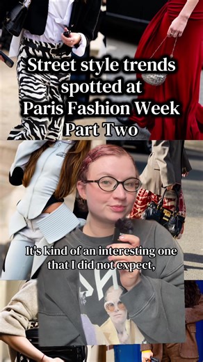 Street style trend report from Paris Fashion Week part two #streetstyle #fashionweek #styletrends