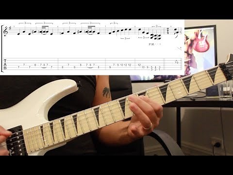 How to play ‘The Shortest Straw’ by Metallica Guitar Solo Lesson w/tabs