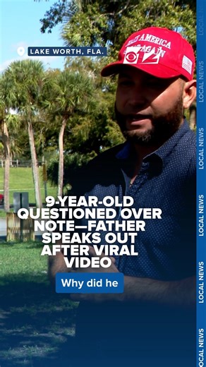 912K views · 4.9K reactions | FATHER DEMANDS ANSWERS | Yunior Topico told CBS12's Tiffany Rizzo News his son, Nataniel, was pulled from class and questioned about the note, which was found on campus. He says his son repeatedly denied writing it, but confessed out of fear. Read more: https://bit.ly/4nYGS4s | CBS 12 News | Facebook