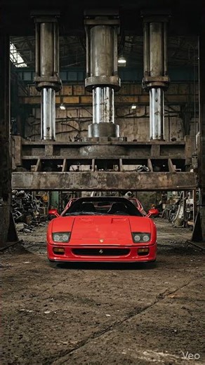 $250,000 Ferrari getting crushed ⚠️