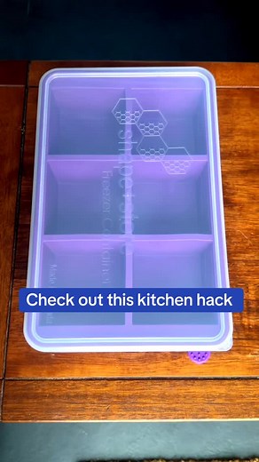 Check out this kitchen hack. The Soup Master portions and stores 6 cups of your favorite soups, sauces and stews. Portion 6 cups and freeze for later. Easy to release portions. Get the Soup Master on Amazon, Macy’s, Walmart and shapeandstore.com. #kitchenhacks #amazonfinds #soup #mealprep | Shape Store
