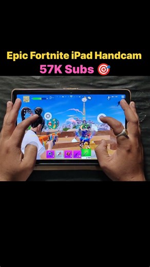 Epic Fortnite iPad iOS iPad Handcam Gameplay 2026