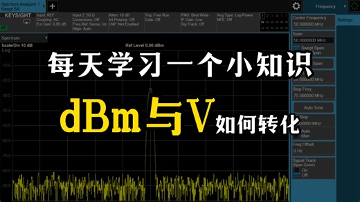 我猜你想看这个|功率单位dBm与V如何转化？2分钟教会你