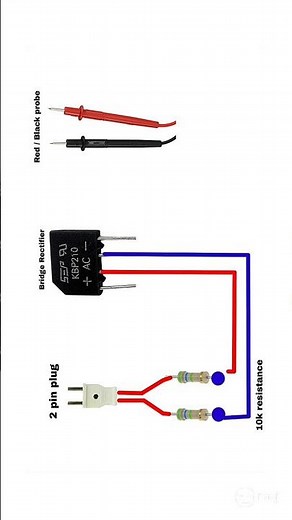 How to Test AC Voltage Using a Bridge Rectifier | #electronicsdiy