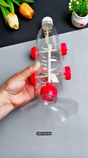Creative Crafts Using Plastic Bottles