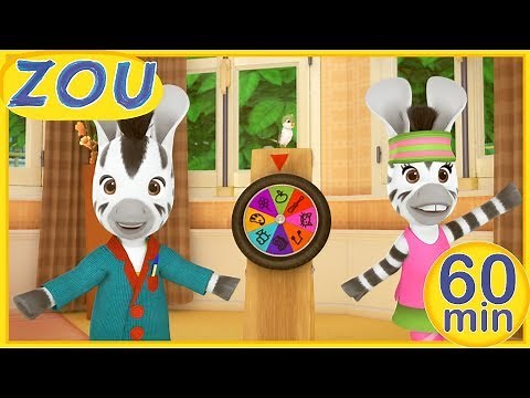 NOUVEAU! Zou en Français 🎭 ZOU L'INTERPRÈTE 🎼 60 min COMPILATION | Dessins animés