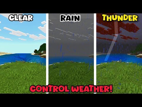 /weather command in Minecraft - Control Rain & Thunder Instantly!