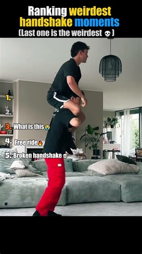 Ranking Weirdest Handshake Moments🤝