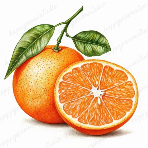 24 Watercolor Orange Clipart, Orange Blossom JPG, Watercolor Fruit Clipart, Rustic Citrus, Fruit Clipart, Oranges, Orange Tree, Paper Craft - Etsy