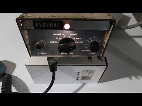 Federal Sign & Signal PA-20A Series 2B "Interceptor" Siren