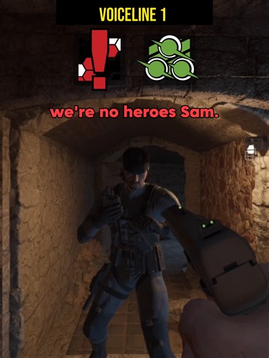 Solid Snake & Sam Fisher (Zero) Operator Banter voiceline in Rainbow Six Siege Y11S1! R6 Siege - #RainbowSixSiege #Rainbow6 #Siege #R6News #R6lore #R6