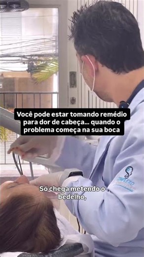 Muitas pessoas convivem com dor de cabeça constante. #dordecabeça #dentista #bruxismo #intestino