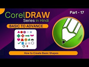 CorelDRAW Part 17 | How to Create Basic Shapes Easily | Beginner Tutorial