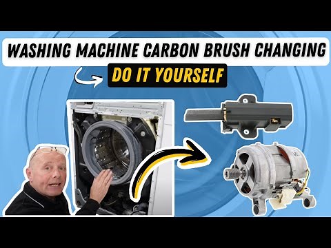 How to replace carbon brushes in a washing machine Bosch,Neff,Siemens or Balay.