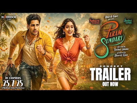 Param Sundari - Concept Trailer | Sidharth Malhotra | Janhvi Kapoor | Maddock Films | Dinesh Vijan