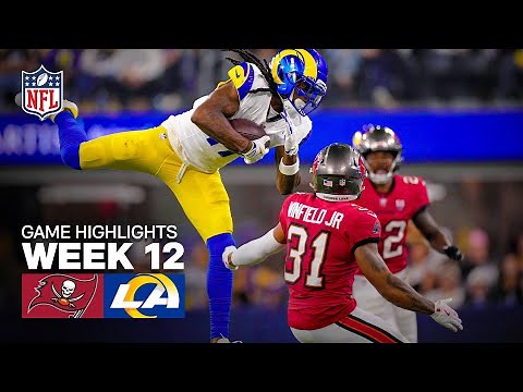 Tampa Bay Buccaneers vs Los Angeles Rams Game Highlights | 2025 NFL Season Week 12