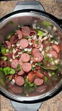 Easy Instant Pot Red Beans and Rice One Pot Meal